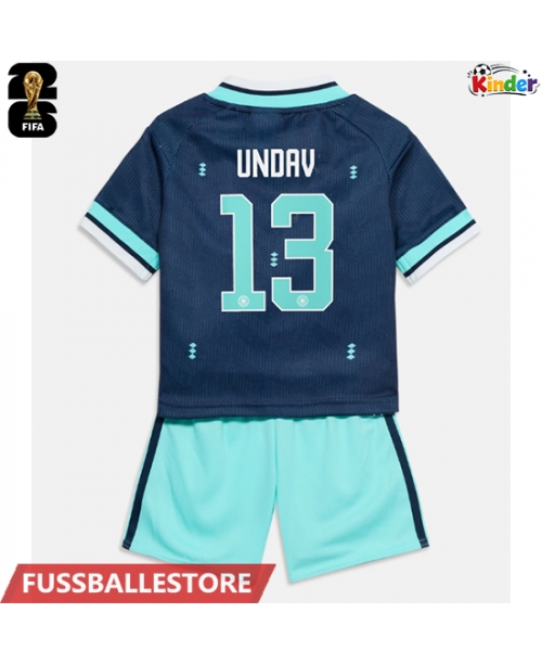 Günstige Deutschland Deniz Undav #13 Auswärts Trikotsatzt Kinder WM 2026 Kurzarm (+ Kurze Hosen)